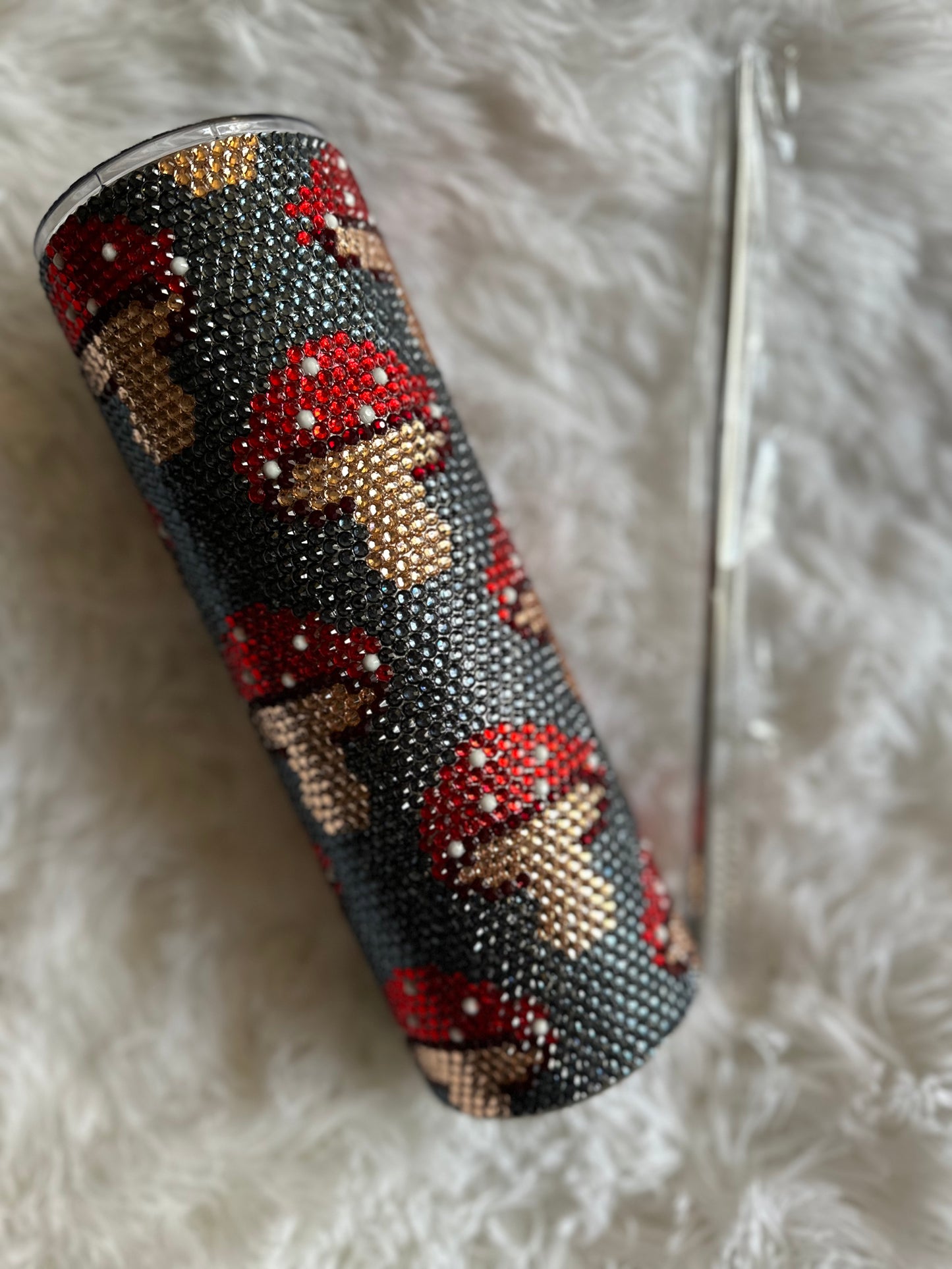 Made to Order - Mushrooms Rhinestone Tumbler