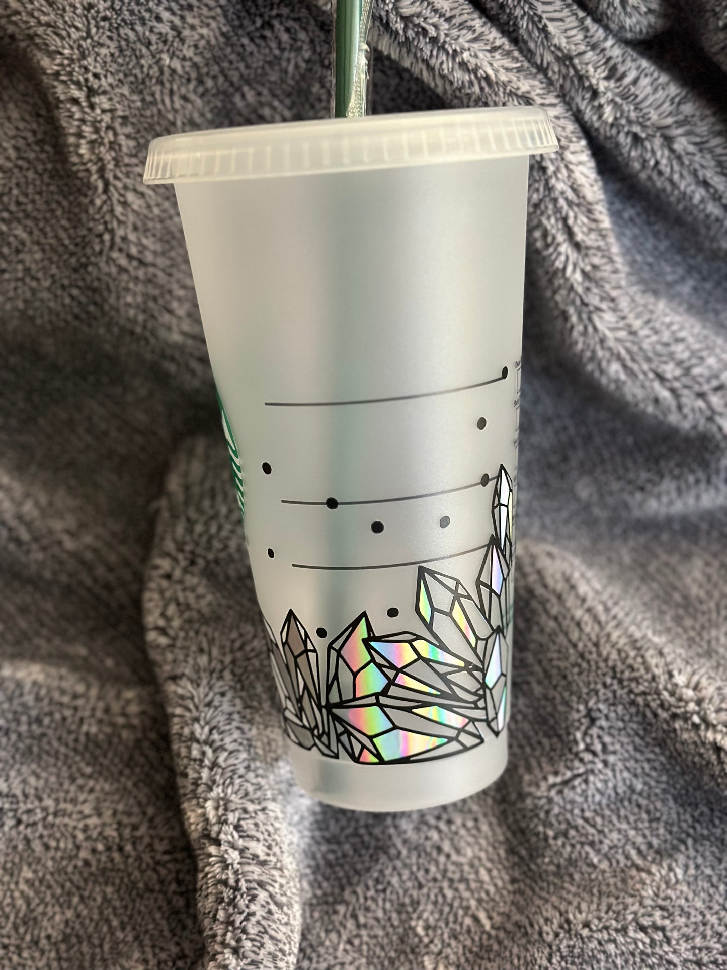 Rainbow Prism Crystal Cold Cup
