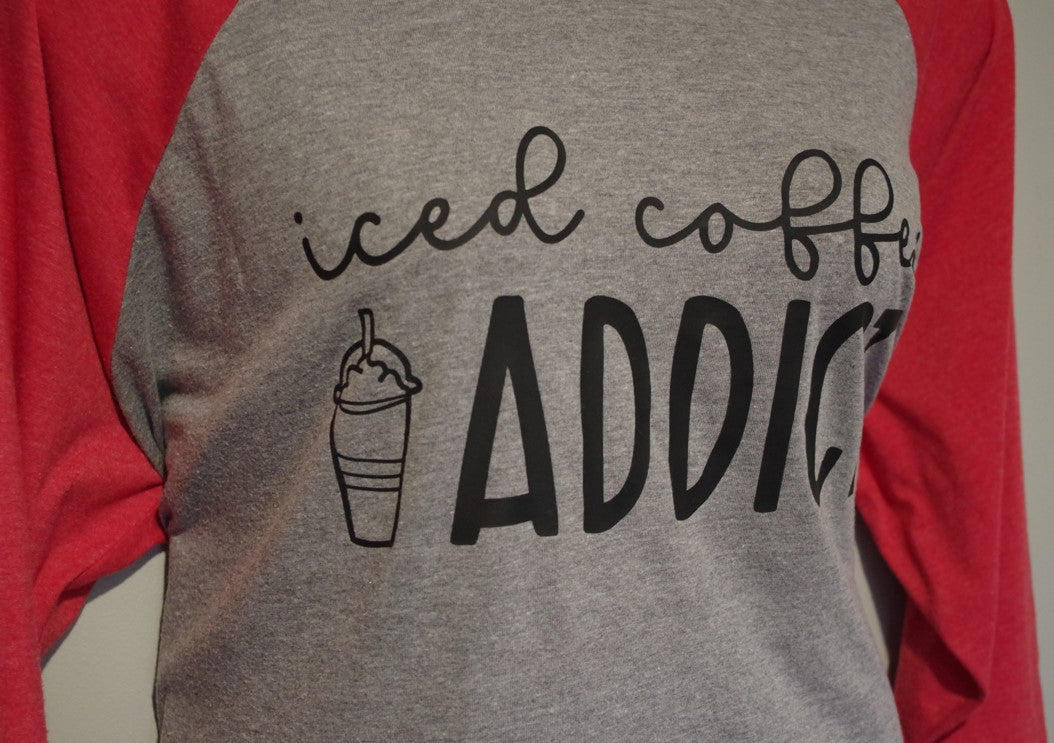 Iced Coffee Addict T-shirt