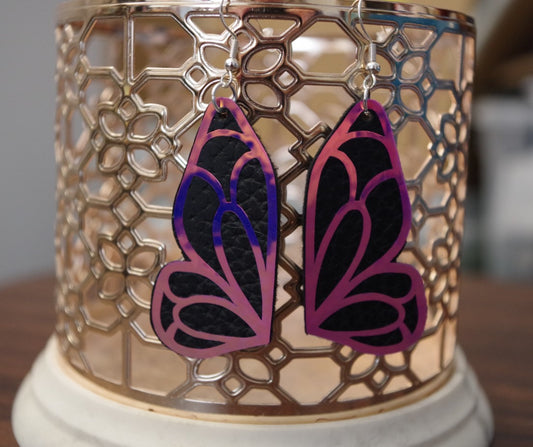 Midi Black Moonlight Pearl Butterfly Earrings